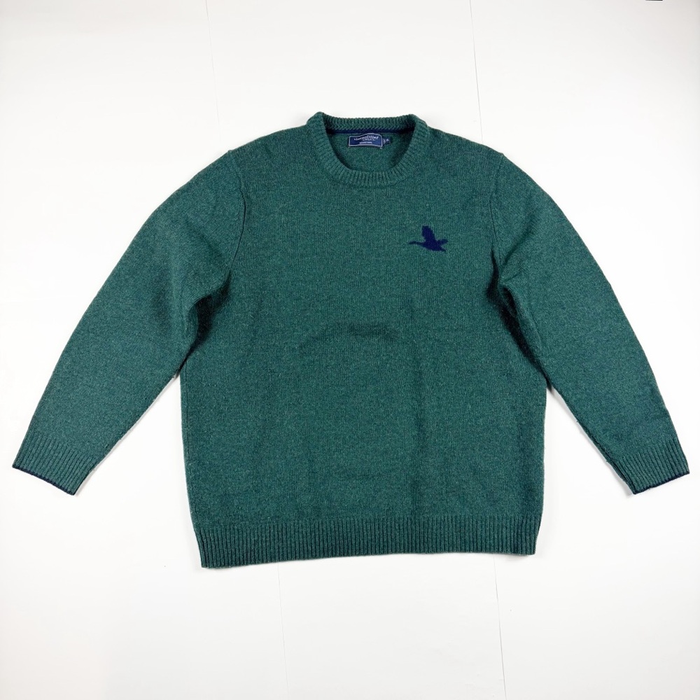 Vineyard Vines Green Merino‎ Wool Crew Neck Sweater XL